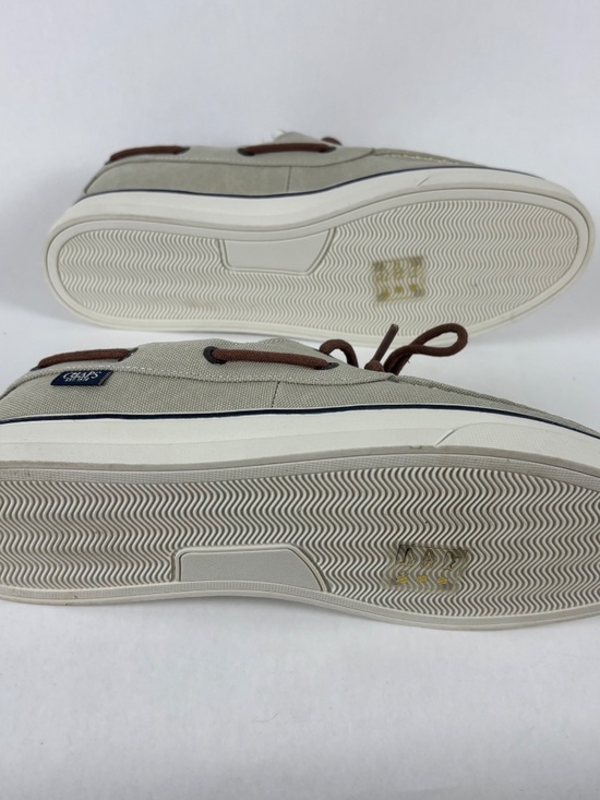 Chaps, Canvas Boat Shoes, Men\'s 9,, Tan Lace Up, Casual Deck, Memory Foam main image 4